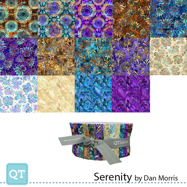 Onward Quilt offers Kit by QT Fabrics using Gypsy Soul fabric line by Dan Morris for Quilting Treasures, measures 54